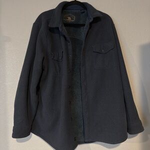 Men's Classic Navy Shirt Jacket